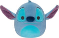 Peluche oficial Squishmallows Kellytoy 14" Stitch - Juguete de peluche ultrasuave de Disney