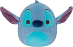 Peluche oficial Squishmallows Kellytoy 14" Stitch - Juguete de peluche ultrasuave de Disney