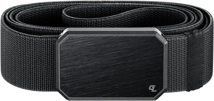 Groove Life - Cinturón de nailon elástico para hombre con hebilla m...