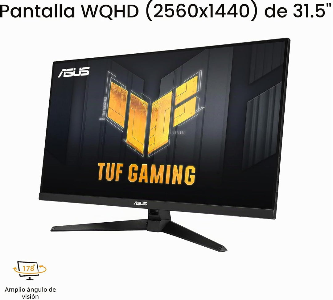 ASUS TUF Gaming Monitor HDR de 31.5 pulgadas 1440P (VG32AQA1A) - QH...