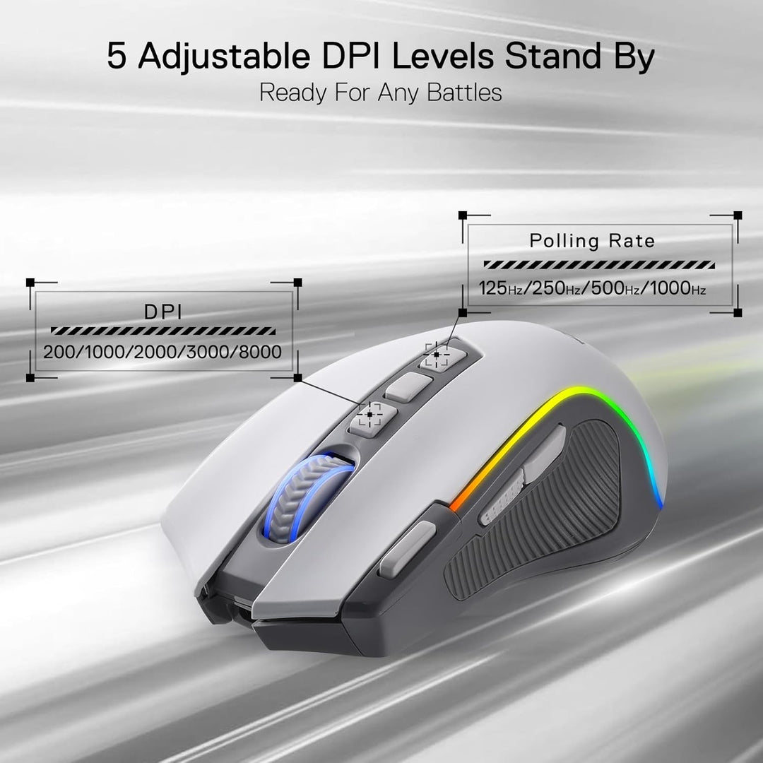 Redragon M612 PRO RGB Mouse para juegos, ratón óptico con cable\/in...