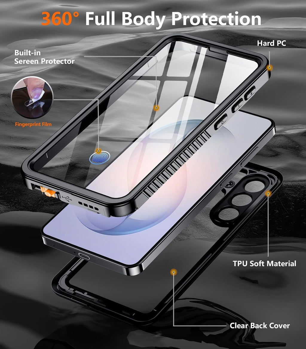 Temdan Funda impermeable diseñada para Samsung Galaxy S26 Plus