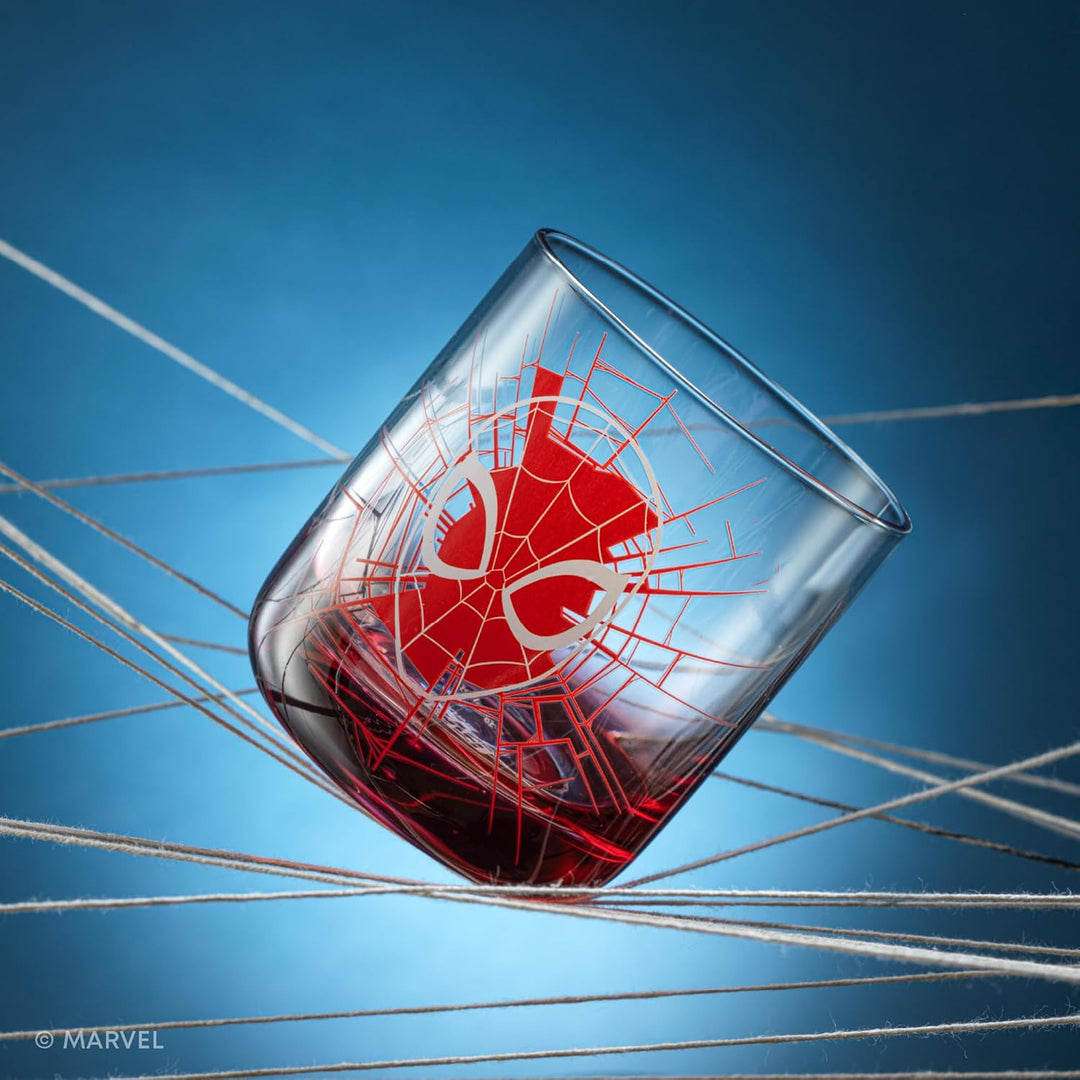 JoyJolt Marvel Spider-Man Webbed Hero - Vasos cortos de