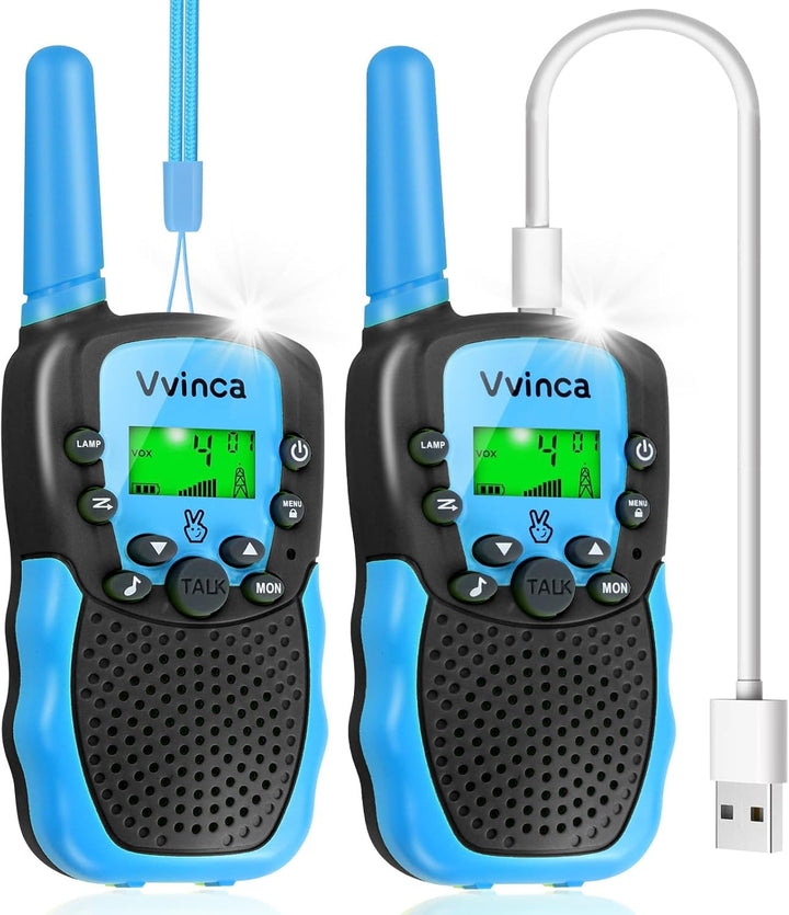 Vvinca Walkie Talkies - Juguetes para edades de 5 a 7 años, regalos...