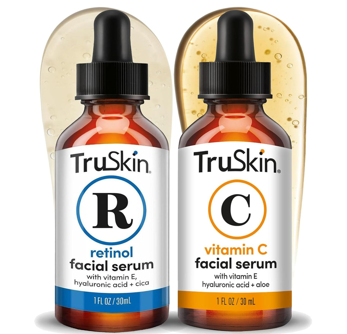 TruSkin Naturals Suero facial Duo - Suero de retinol para la cara y...