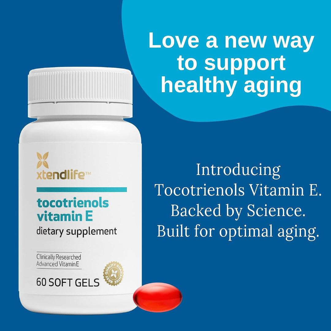 Xtendlife Tocotrienoles Vitamina E, potente antioxidante para apoya...
