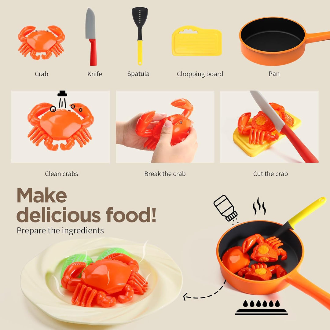 GILOBABY Accesorios de cocina para niños - Juego completo de juguet...