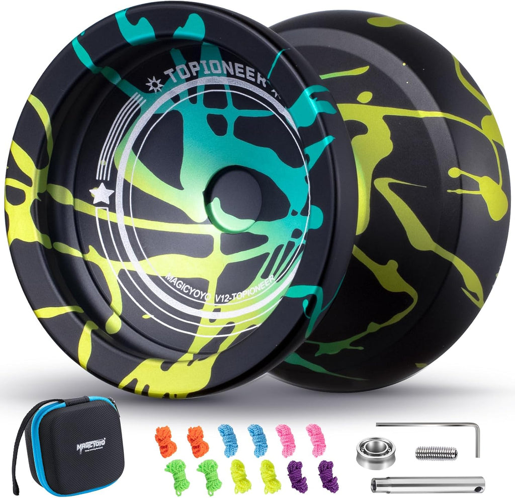 MAGICYOYO V12 Yoyo Professional, Finger Spin Responsive Yo-yo para Kids 8-12