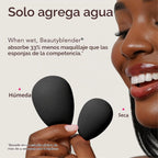 beautyblender® | Esponja de maquillaje Pro Blender | Mezcla bases líquidas, polvos y cremas | Aplicación sin manchas | Vegana, libre de crueldad | Fabricada en EE. UU