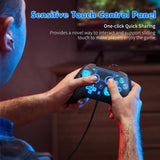 Compatible con controlador PS5, controlador con cable para PlayStat...
