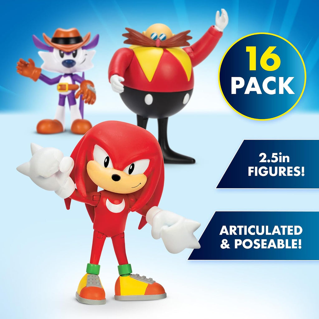 Sonic The Hedgehog Sonic Super Set 16 Pack Eggman+ Figura [Exclusivo de Amazon]