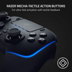 Control inalámbrico Razer Wolverine V2 Pro para PlayStation, Negro