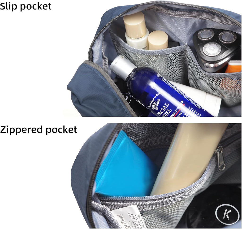Neceser de viaje 8L, cubo de embalaje grande con compartimiento húmedo y seco de TPU impermeable