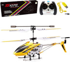 Cheerwing S107/S107G Phantom 3.5 canales, minihelicóptero RC con giroscopio, Amarillo