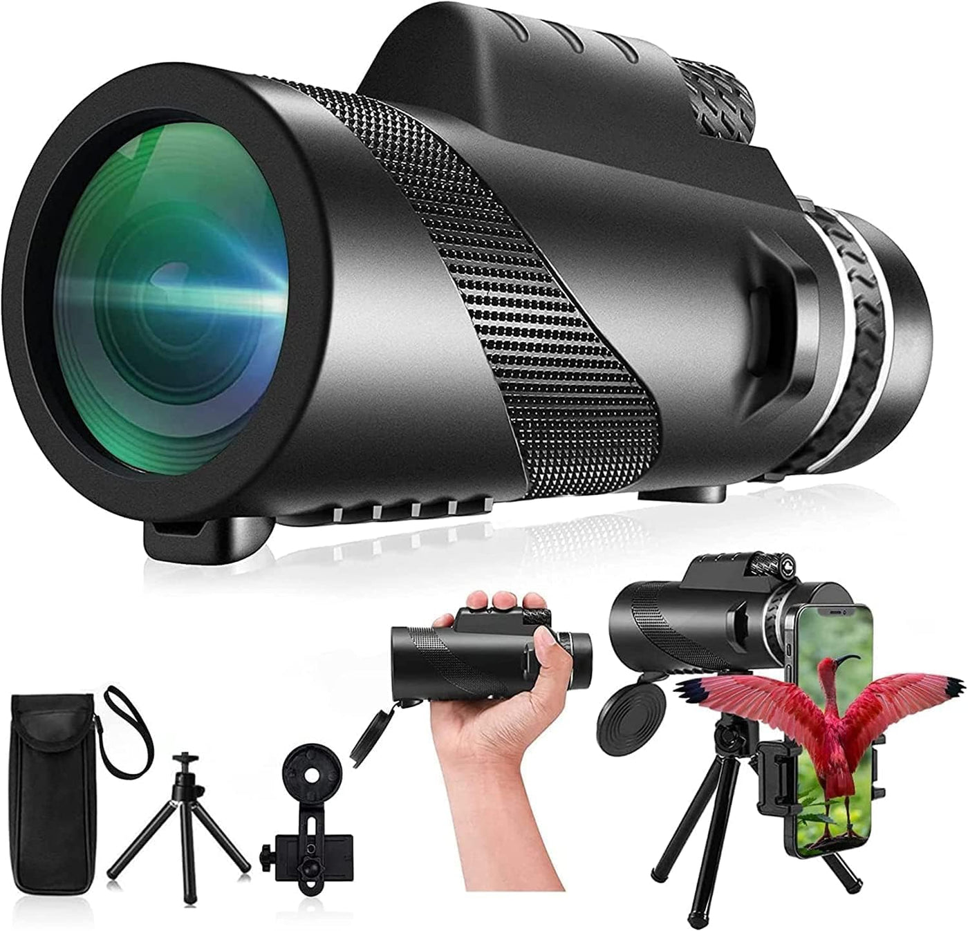 Telescopio monocular 80x100 de alta potencia Monoculares
