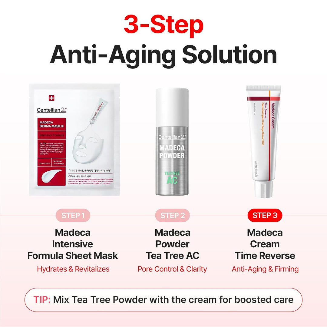 CENTELLIAN 24 Madeca Derma - Mascarilla facial (intensiva, 10 unida...