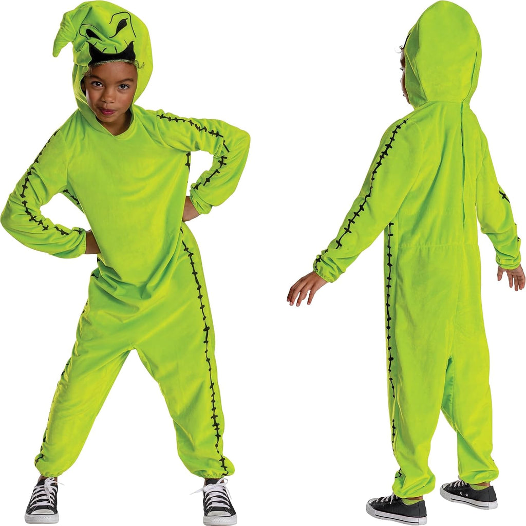 Disfraz de Oogie Boogie de Pesadilla Antes de Navidad de Disney, overol con capucha con licencia oficial