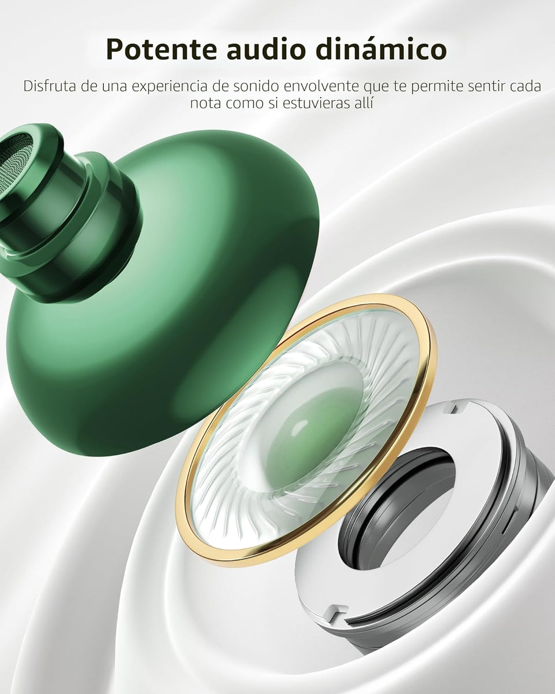 PocBuds Auriculares Bluetooth Inalámbricos 80hrs Tiempo de Reproduc...