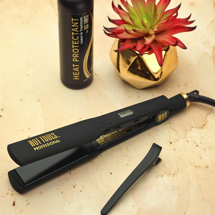 Hot Tools Pro Artist - Plancha plana color negro dorado | Estilos e...