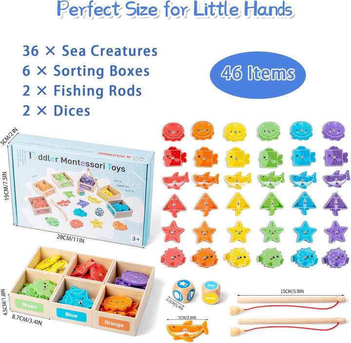 Smartwo Juguetes Montessori para niños pequeños de 1 a 3 años, jueg...