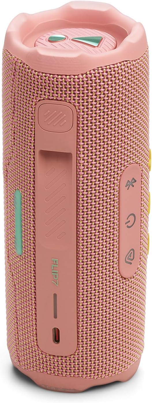 JBL Flip 7 (Rosa) + Paquete con estuche protector de carcasa dura d...