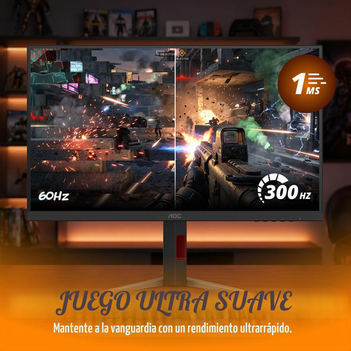 AOC Q27G4SMN Monitor para juegos Mini-LED de 27", QHD 2560×1440...