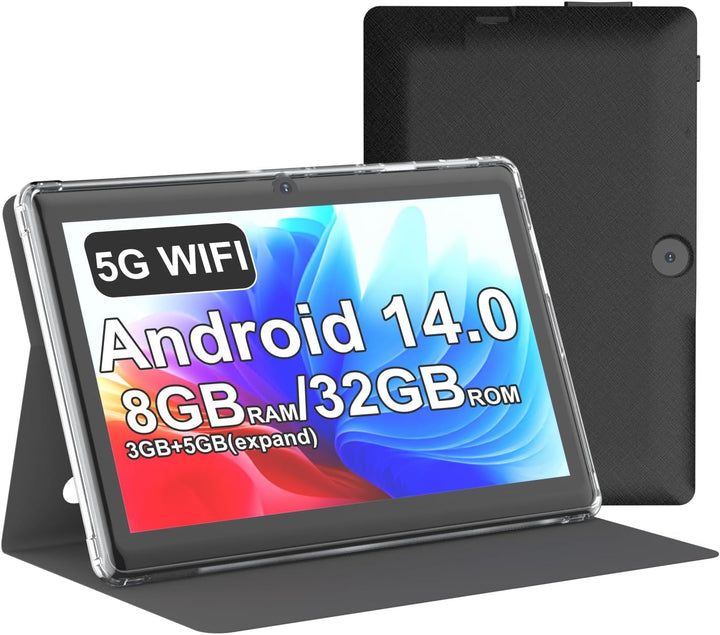 Nyxolaria Tablet 7Inch Android 14.0 con funda protectora, 3GBRAM+32...