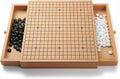 Juego de madera Go con cajones, tablero Go de 11.8 pulgadas con 361 piedras