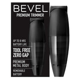 Bevel Recortadora de barba para hombres - Edición Black, recortador...