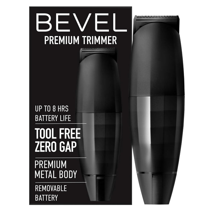 Bevel Recortadora de barba para hombres - Edición Black, recortador...