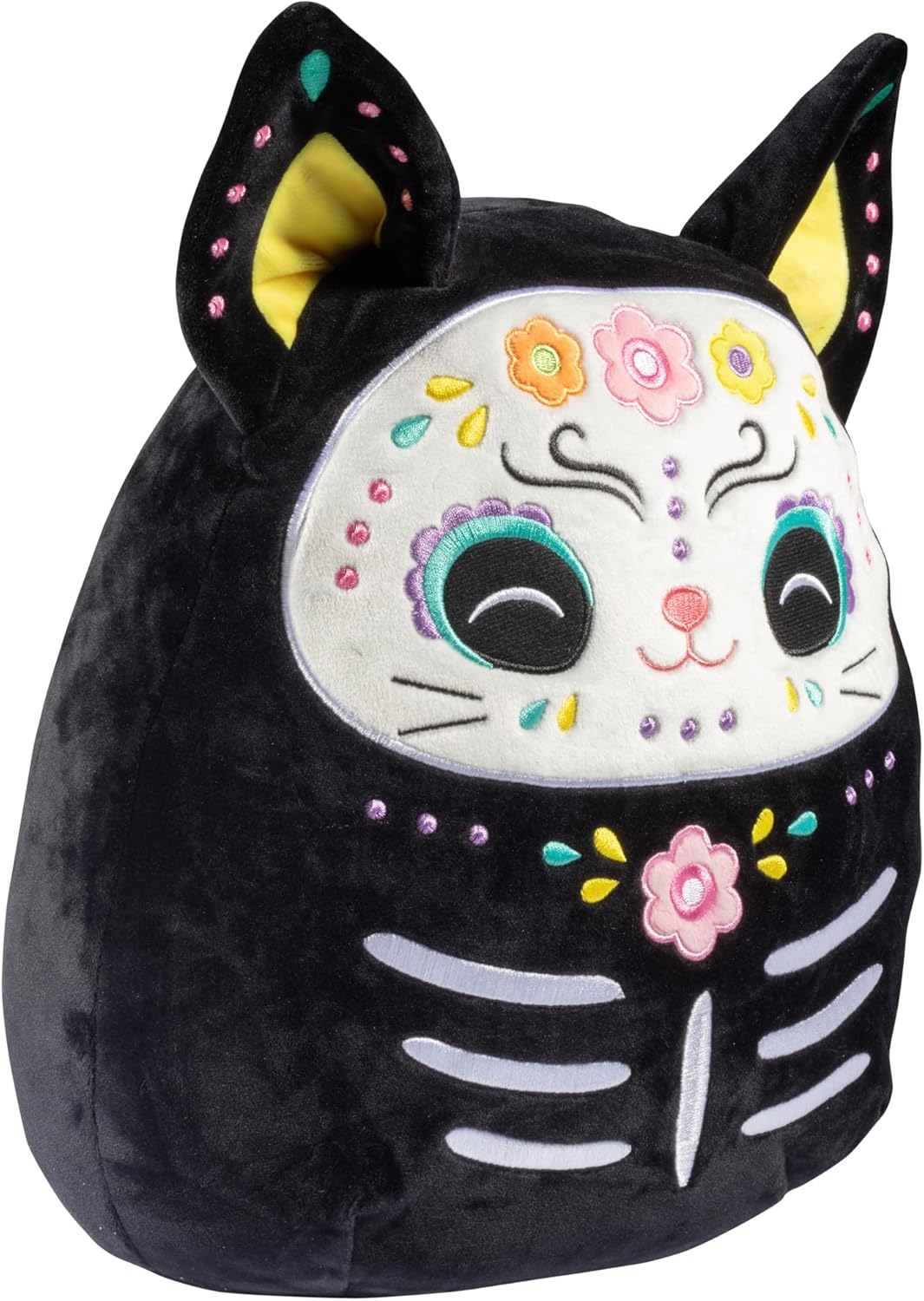 Squishmallows 12-Inch Halloween Zelina Day de Dead Cat Jazwares Plush