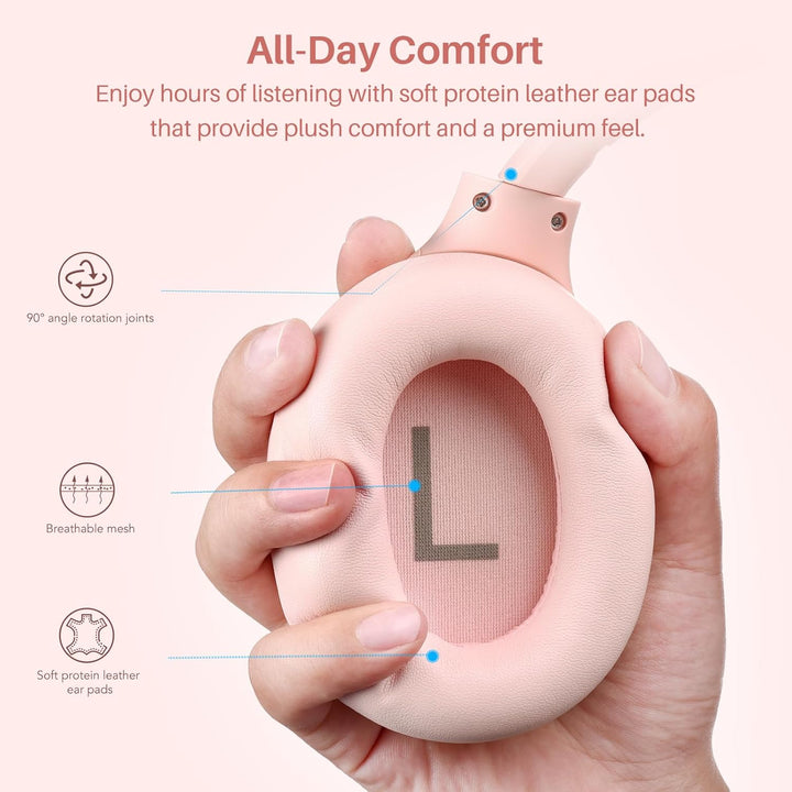 TOZO Auriculares híbridos HT3 con cancelación de ruido, batería de...
