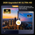 Antena de TV 2026 para TV digital interior/exterior, 200% más amplio, alcance de señal de largo alcance, antena inteligente HDTV para canales locales, soporte 4k 8k 1080p con amplificador de señal