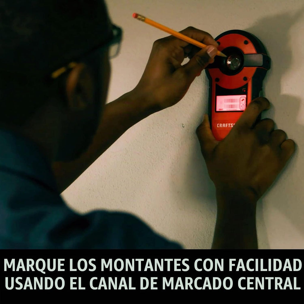 CRAFTSMAN Sensor láser de nivel y perno, rango de visibilidad de 20 pies (CMHT77636), rojo