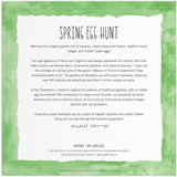 Galison Spring Egg Hunt - Rompecabezas de 500 piezas de Michael Storrings con hermosas obras de arte de una búsqueda de huevos de jardín de Pascua y primavera