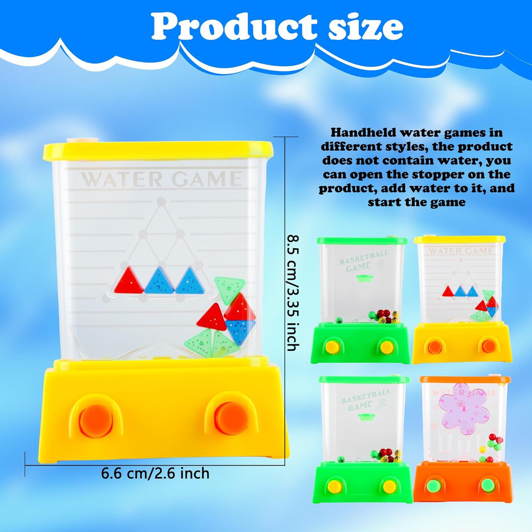 Rcanedny Paquete de 18 juegos de agua de mano, juego de anillo de l...