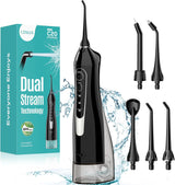 COSLUS Hilo Dental de Agua: Irrigador Oral Portátil Inalámbrico 300...