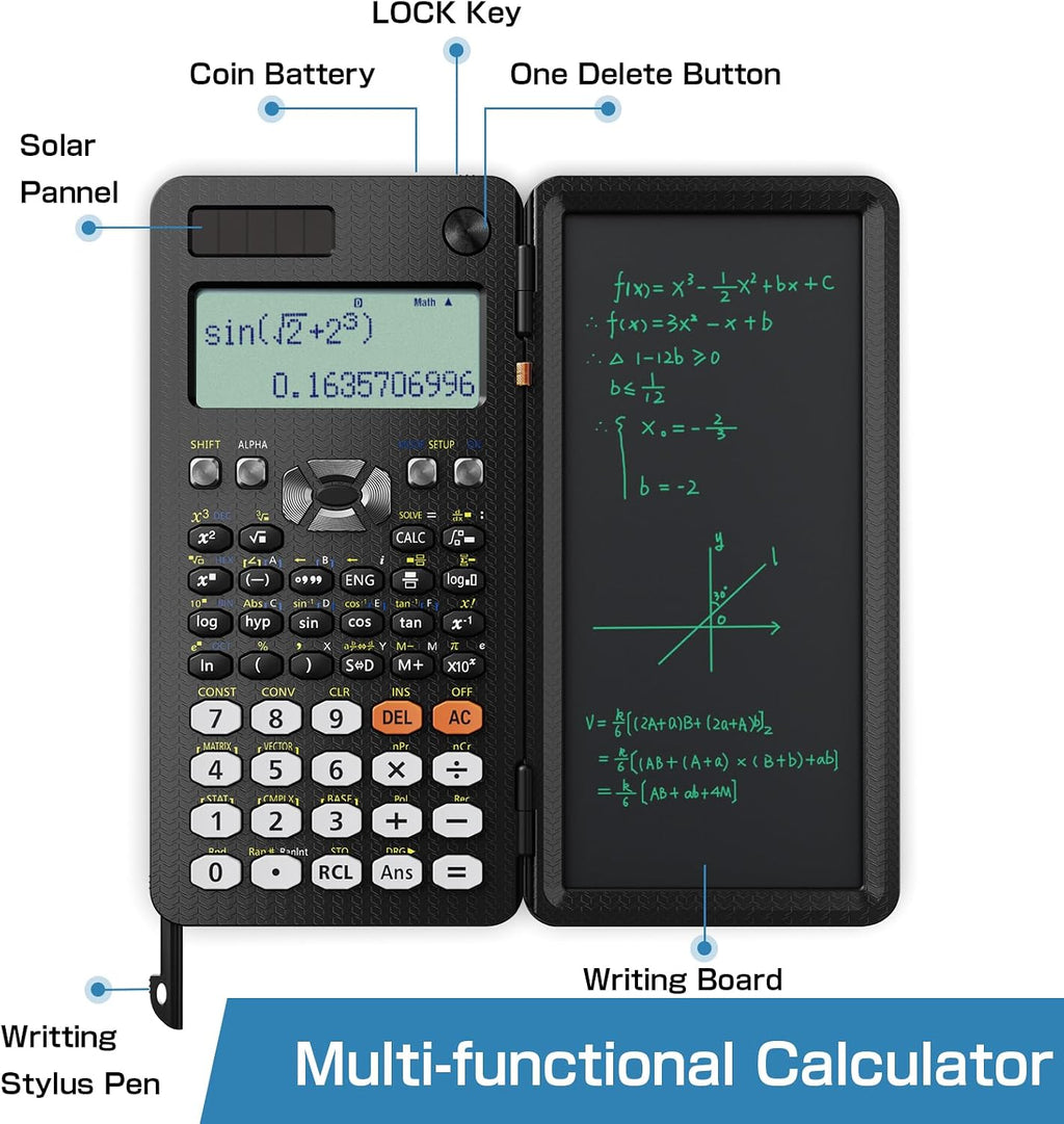 ROATEE Calculadoras científicas para estudiantes escolares 991ES MAX