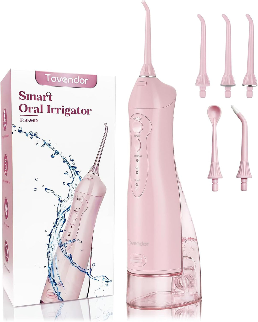 Hilo dental TOVENDOR eléctrico, para agua, irrigador bucal dental i...