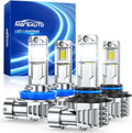Marsauto Combo de bombillas LED 9005 H11, 60,000 lúmenes, 600% más