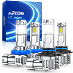 Marsauto Combo de bombillas LED 9005 H11, 60,000 lúmenes, 600% más