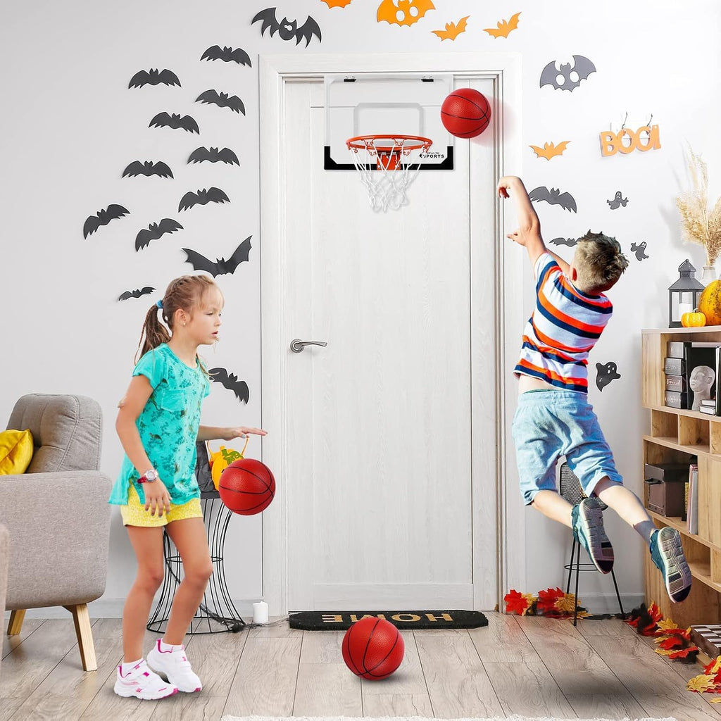 Juego de aros de baloncesto para interiores para niños, aros de