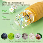 Microscopio de bolsillo para niños, microscopio portátil 1000X para niños | Mini microscopios de foto y video | Microscopios digitales de 2 pulgadas para niños de 3 a 10 años de edad, juguetes de regalos