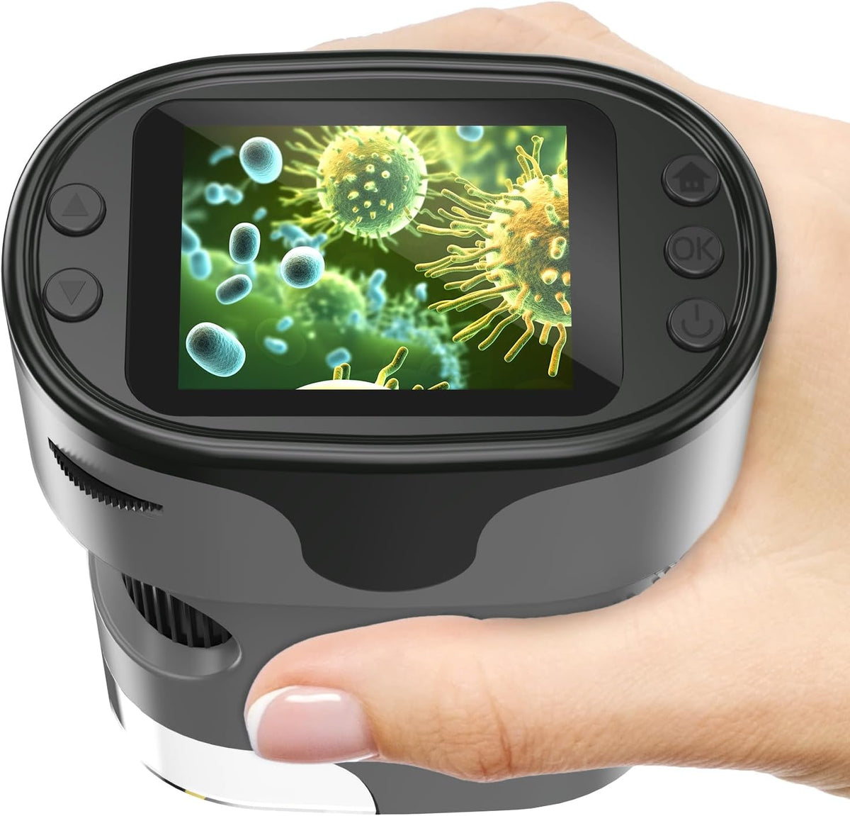 Microscopio digital infantil para ciencia: Kit STEM completo de juguete para edades 4-12