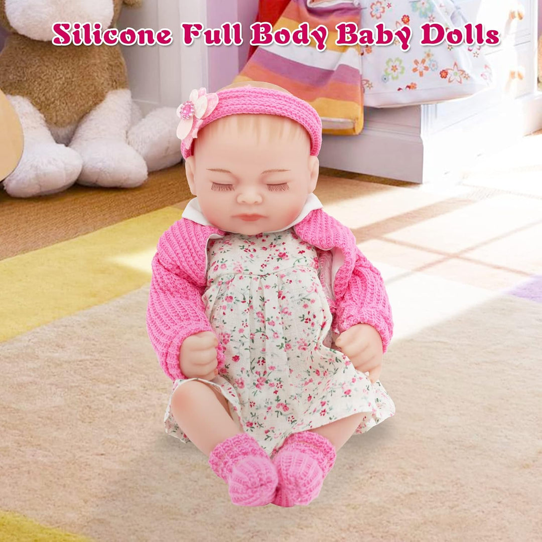 JRLCGYP Muñecas de Bebé de Silicona Completa Niña de Vinilo, Muñeca...