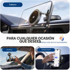 Cargador magnético para coche, soporte de carga inalámbrico rápido de 25 W