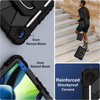 Funda para T-Mobile Revvl Tab 2 de 10,1 pulgadas 2025, color negro