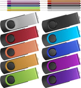 Kepmem Paquete de 10 Memorias USB de 32GB, Stick USB 2.0, Memorias...