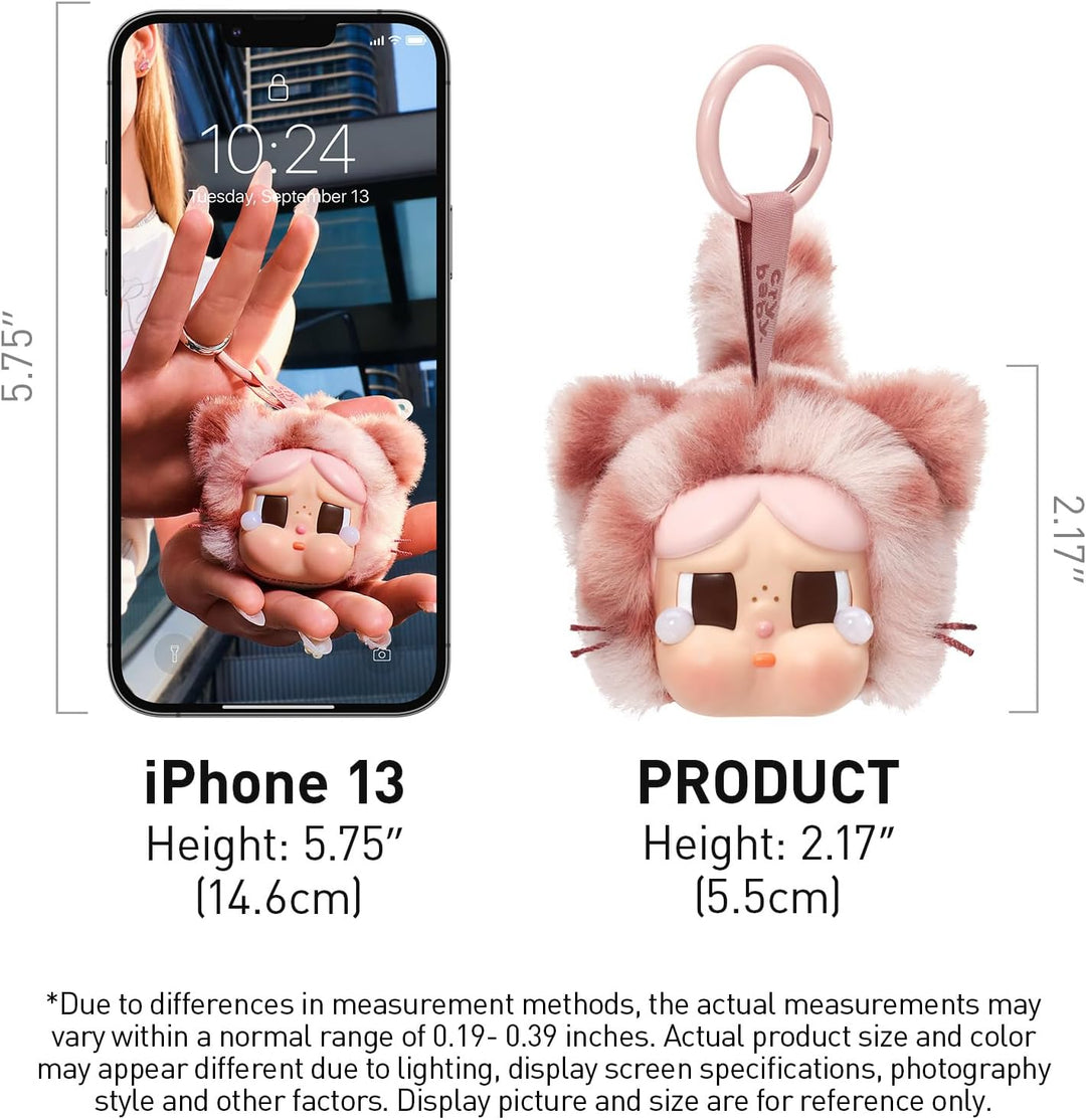 POP MART Crybaby Wild but Cutie Series - Colgante de peluche de vin...