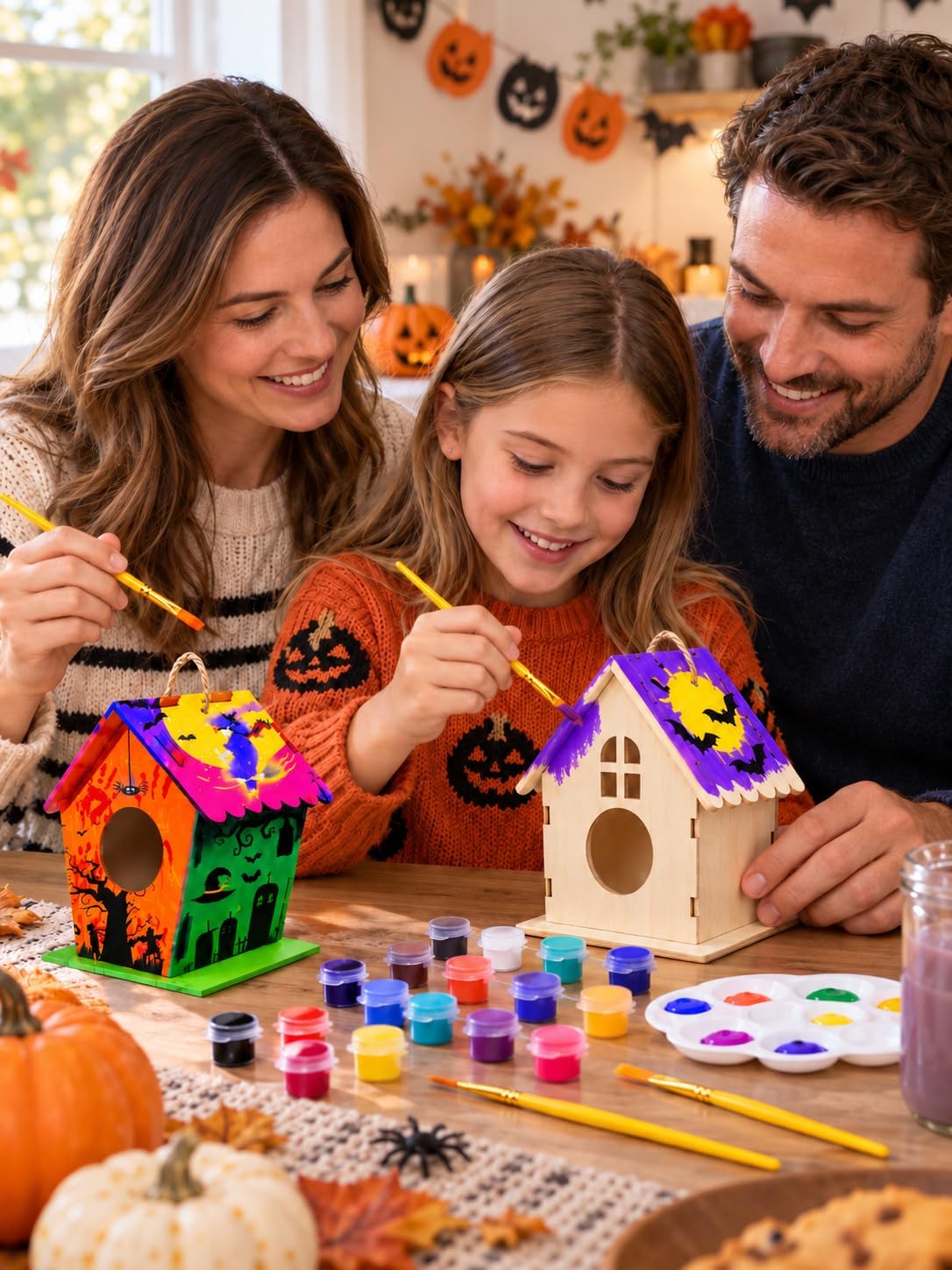 hapray Kit de manualidades de casa de pájaros, casa de pájaros de bricolaje